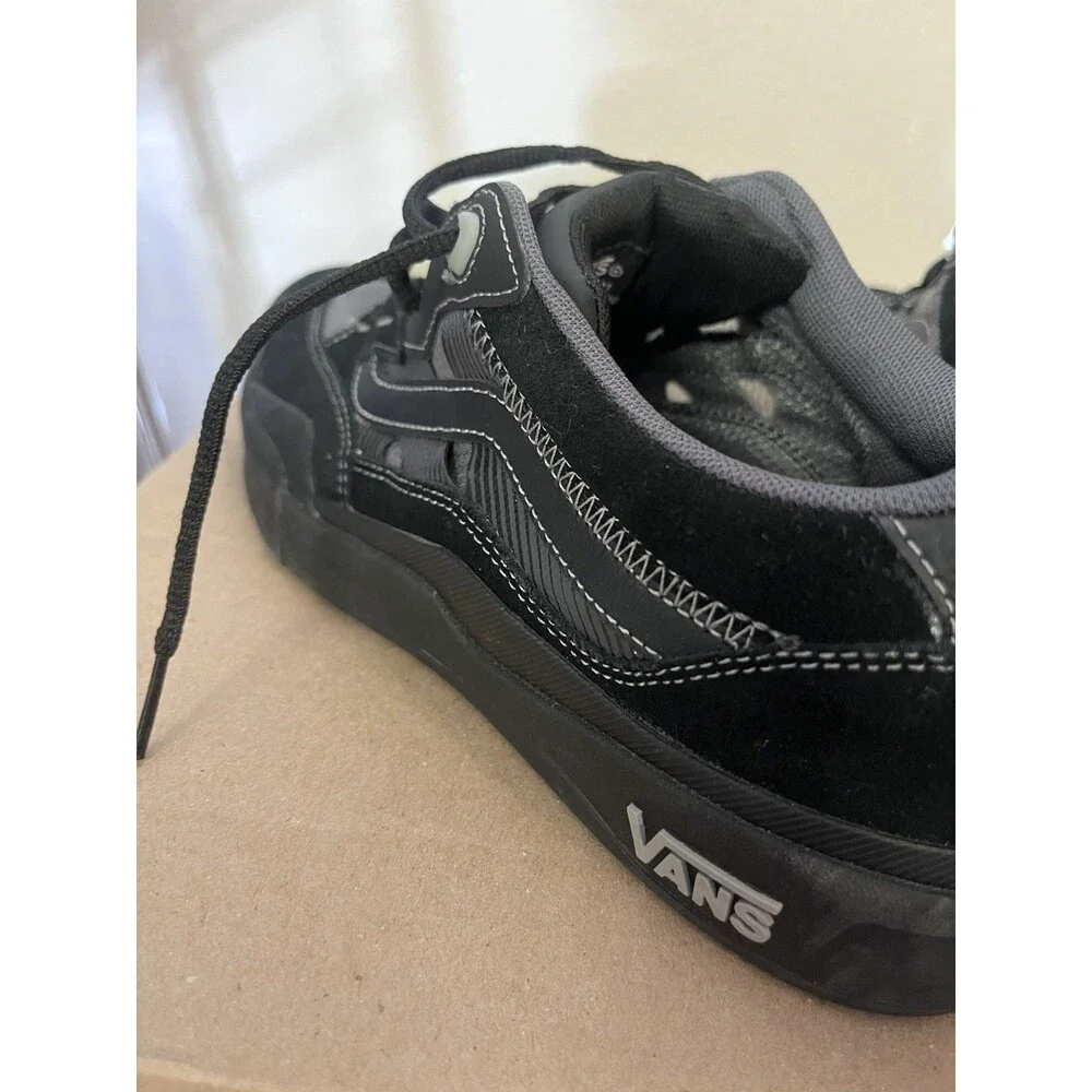 Vans Skate Wayvee Shoe Mens Size US 11 Black Skateboard Sneakers Popcush EUC
